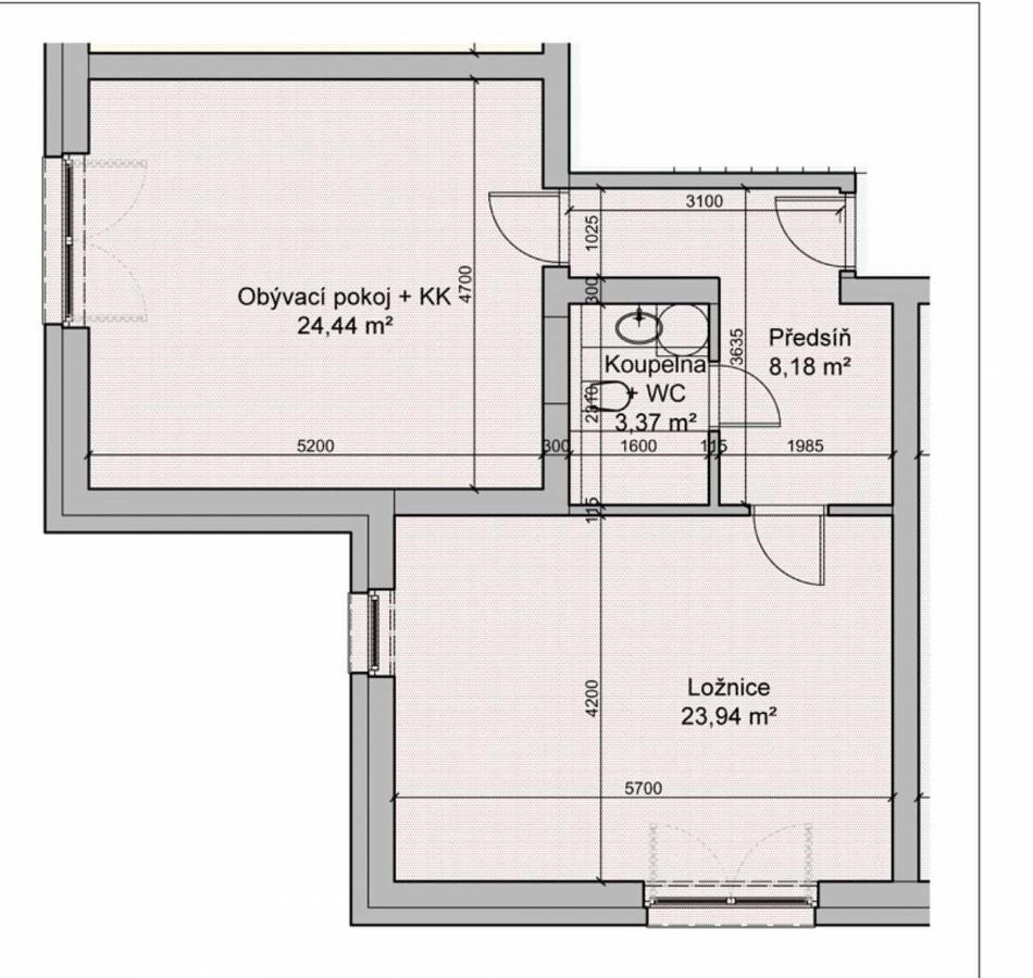 Apartman Nad Terasou Říčky Exteriör bild